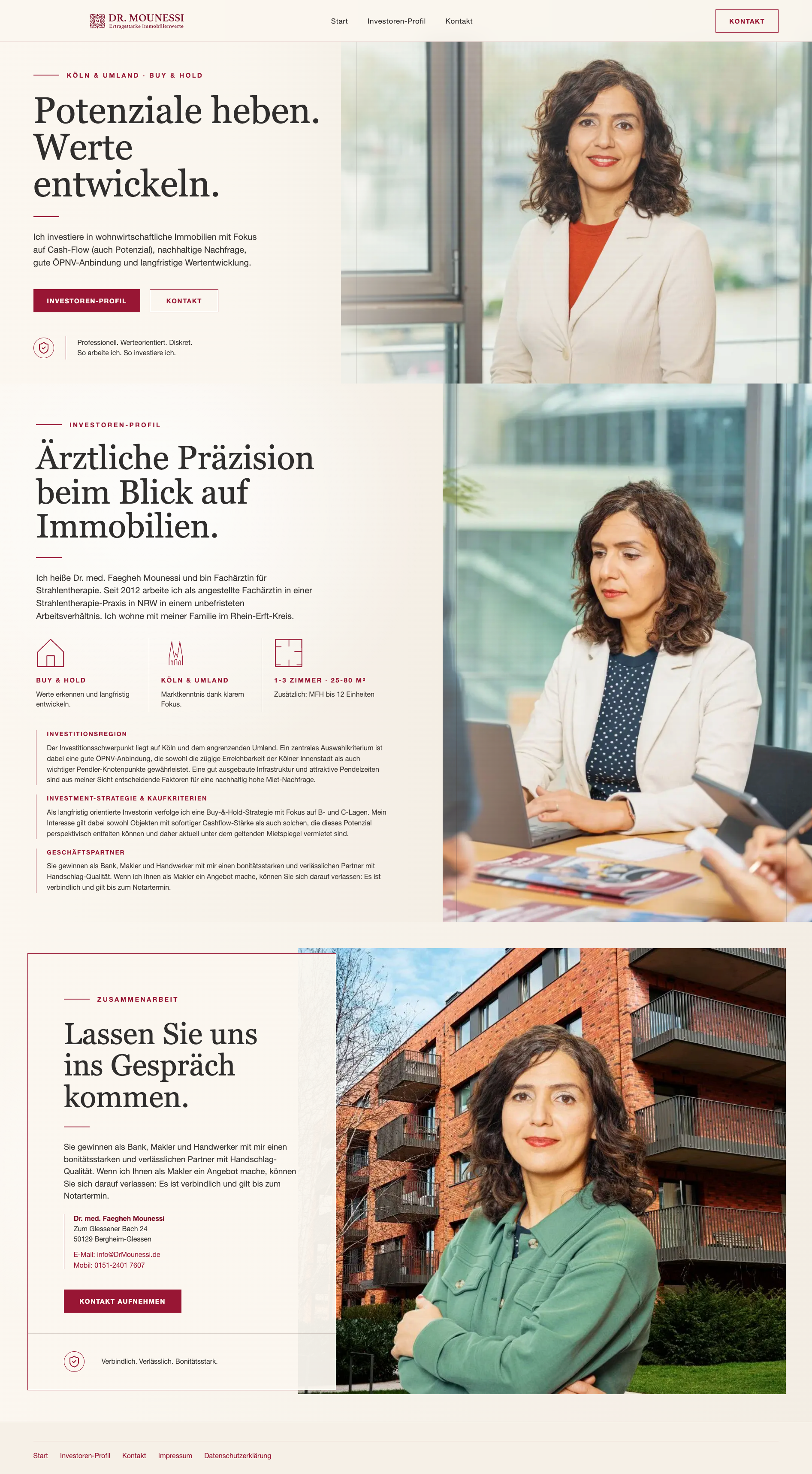 Website von Dr. Mounessi